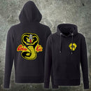 Cobra kai geborduurde hoodie