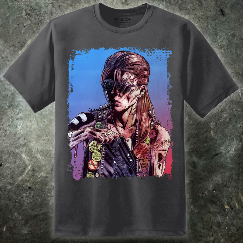 Sarah Connor Terminator Artwork T Shirt - Mens