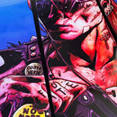 Terminator Sarah Connor Skateboard-Grafik