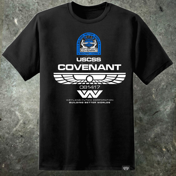 Alien Covenant Crew Member Mens T Shirt - Digital Pharaoh UK
