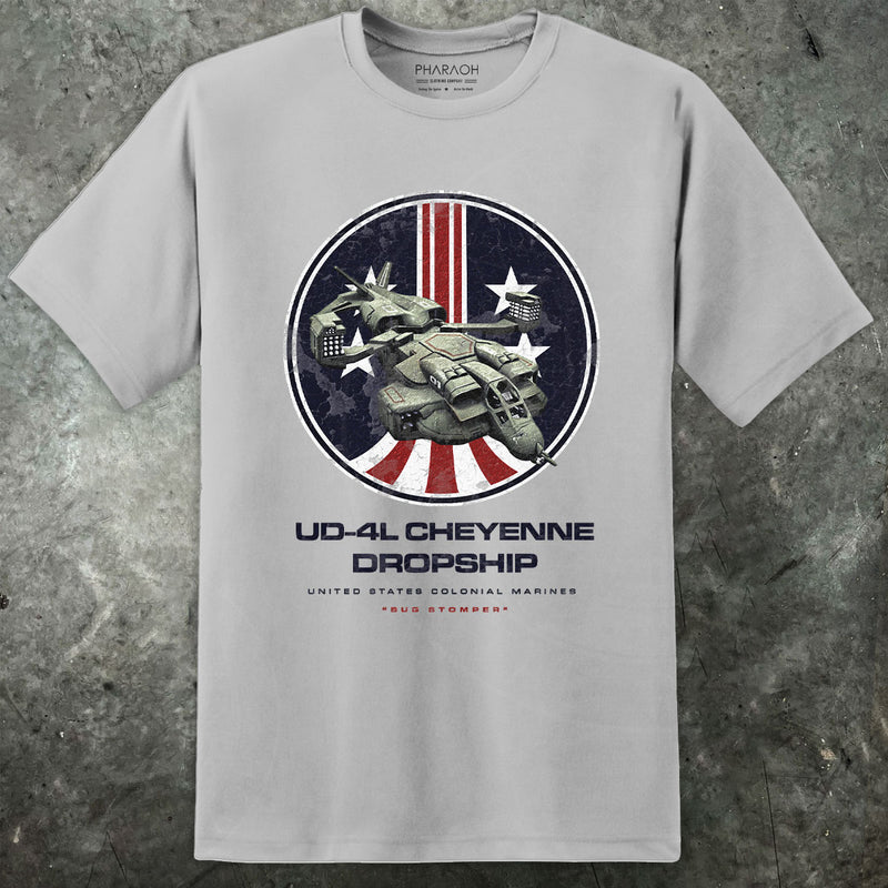 Aliens UD-4L Cheyenne Dropship "2 HELL" T-Shirt