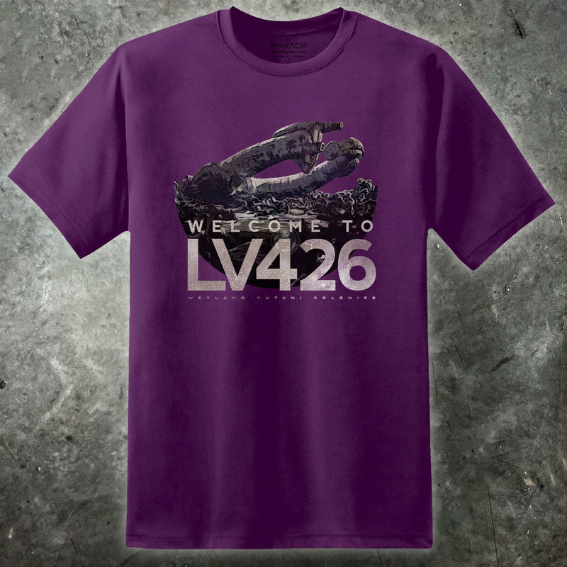 Aliens Welcome to LV426 Mens T Shirt