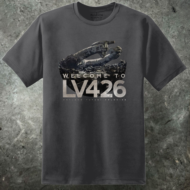 Aliens Welcome to LV426 Mens T Shirt