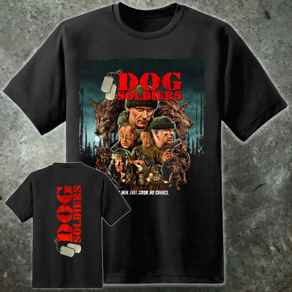 Hundsoldater klassisk skräckfilm T -shirt