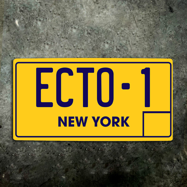 Ghostbusters Ecto 1 Nummernschild