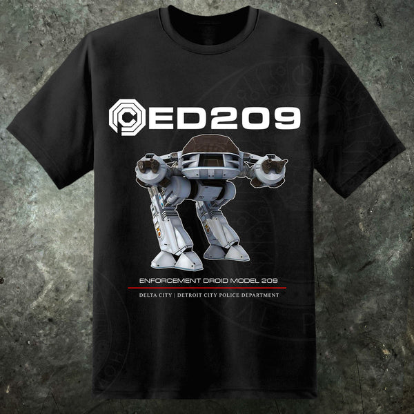 ED209 OCP Robocop Movie Mens T Shirt - Digital Pharaoh UK