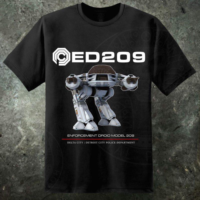 ED209 OCP Robocop Movie Mens T Shirt