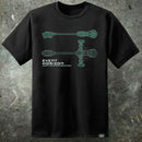 Event Horizon Schematic T Shirt - Digital Pharaoh UK