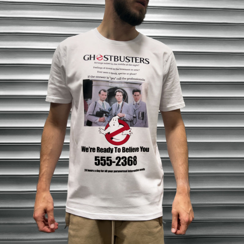 Ghostbusters Advert Mens T Shirt - Digital Pharaoh UK