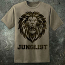 Junglist Warrior DNB Lion Head Mens T -shirt