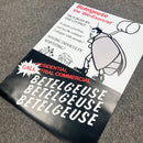 Beetlejuice advertentie gigantische muurposter