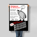 Beetlejuice advertentie gigantische muurposter