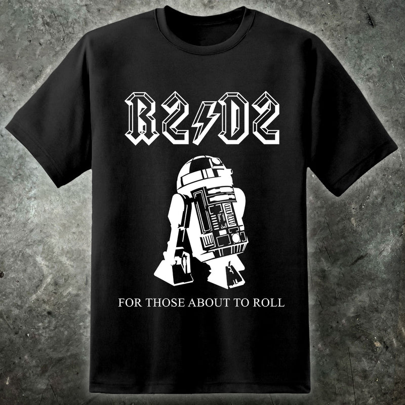 Star Wars R2D2 Rock Mens T Shirt