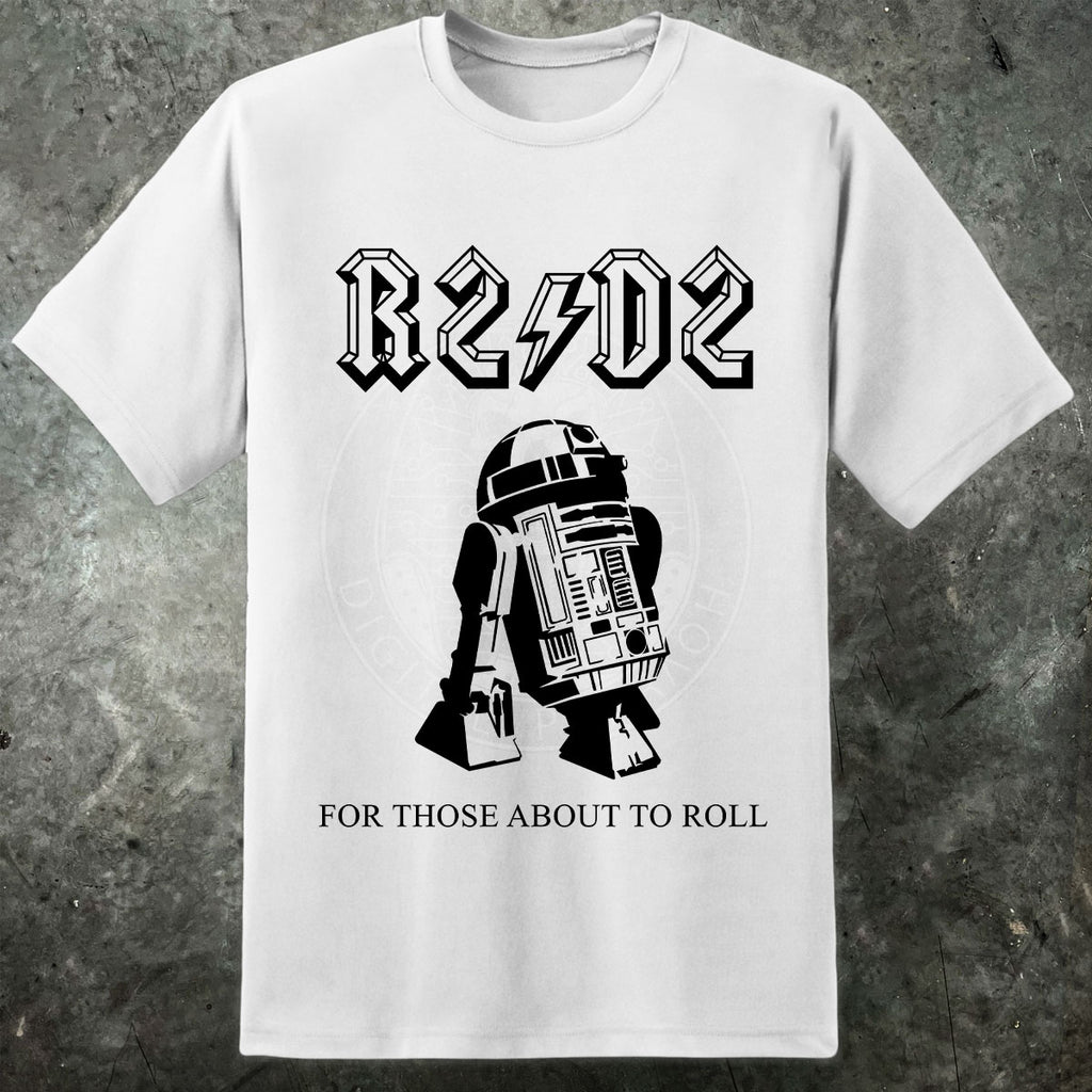 R2 D2 Funny Star Wars T Shirts Star Wars R2D2 Rock Mens T Shirt