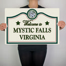 Mystic Falls Vampire Diaries Metal Sign