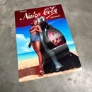 Bebida de Fallout Nuka Cola & Letrero de metal con sonrisa