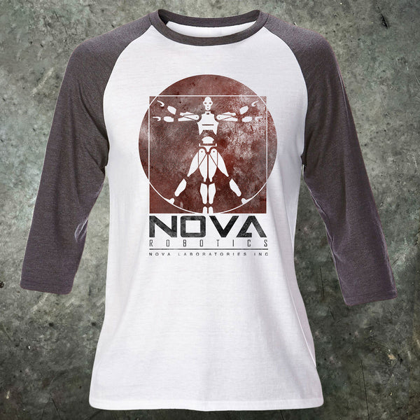 Nova Robotics Short Circuit Raglan Herren T-Shirt