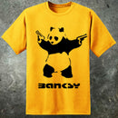 Banksy Inspired Mens Panda Guns T Shirt