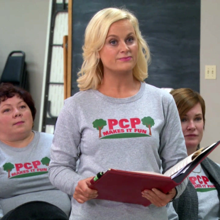 Leslie Knope PCP makes it fun Womens t shirt