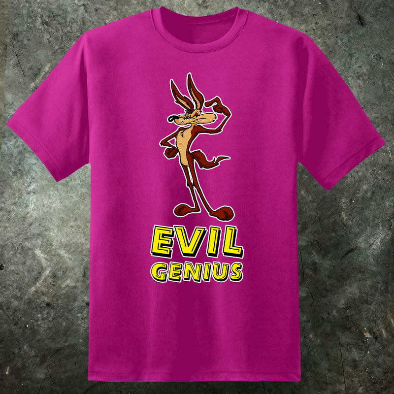Wile E. Coyote Evil Genius Mens T Shirt