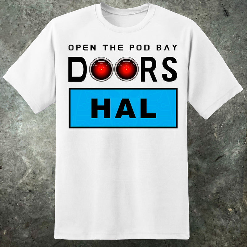 mens HAL 9000 sci fi t shirt