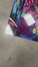 The Terminator Arnie T-800 Metal Poster Artwork