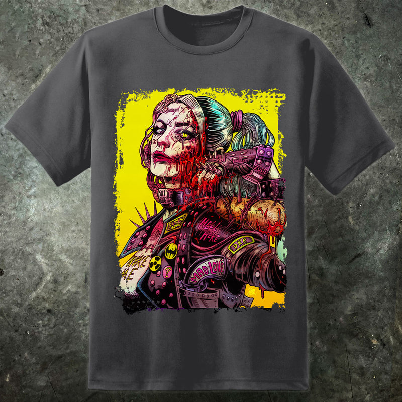 Harley Quinn Cybernosferatu Mens T Shirt