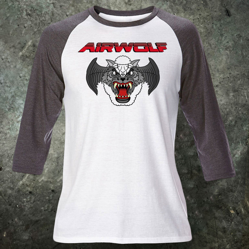 Airwolf Raglan Style Mens T Shirt