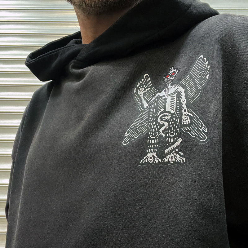 Regan Demonised Cyber Mens Hoodie