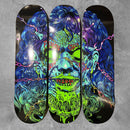 Triple de arte de skatedeck triple