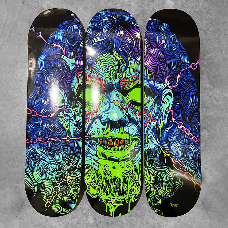 Triple de arte de skatedeck triple