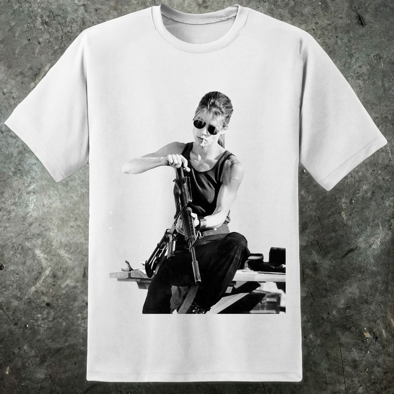 Sarah Connor Terminator 2 T Shirt Mens
