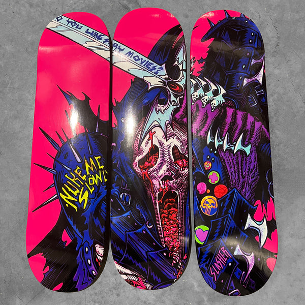 Ghostface Triple Skatedeck Artwork