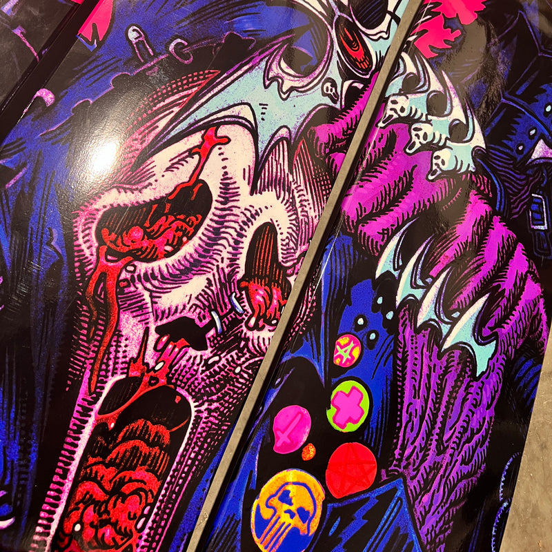 Ghostface Triple Skatedeck Artwork
