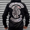 Haftowana bluza z kapturem Sons of Anarchy