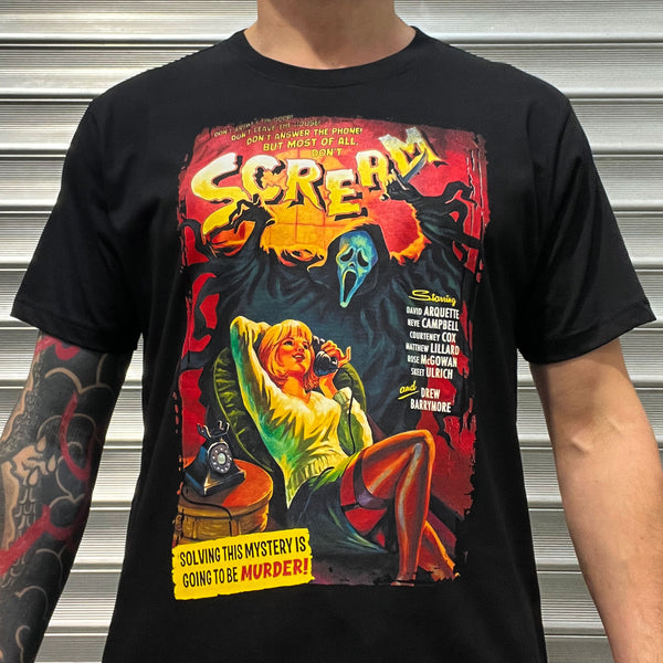 Scream Ghostface Comic Style T Shirt