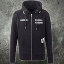 Sons of Anarchy Broidered Zip Style Hoodie Mens