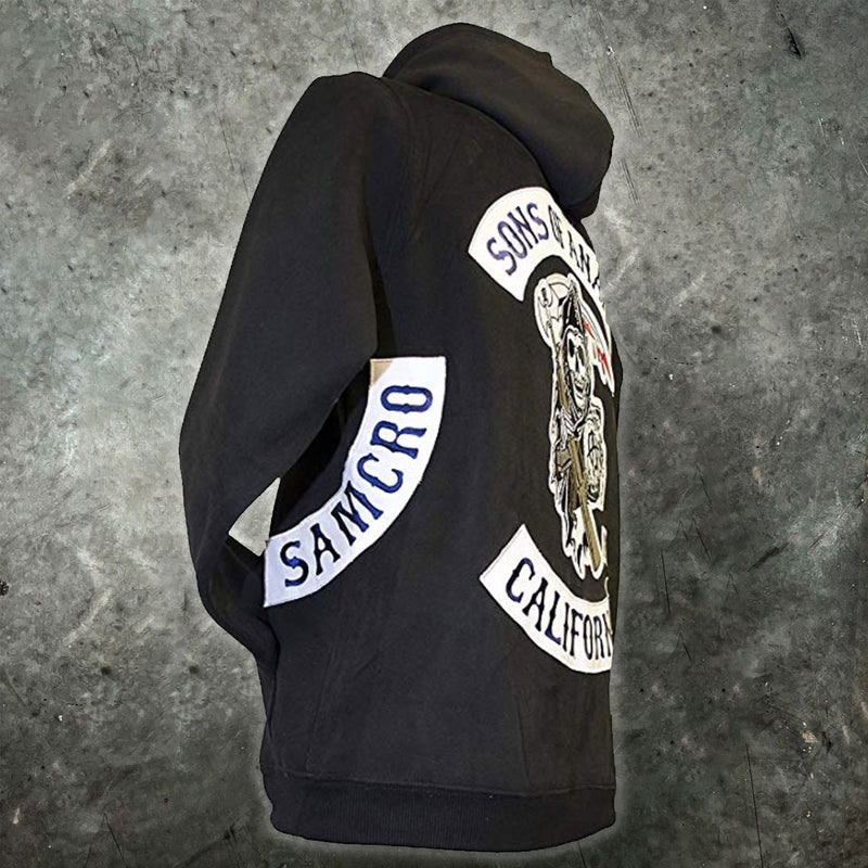Sons Of Anarchy Embroidered Hoodie