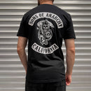 Söner anarki anpassad charter reaper patch t shirt