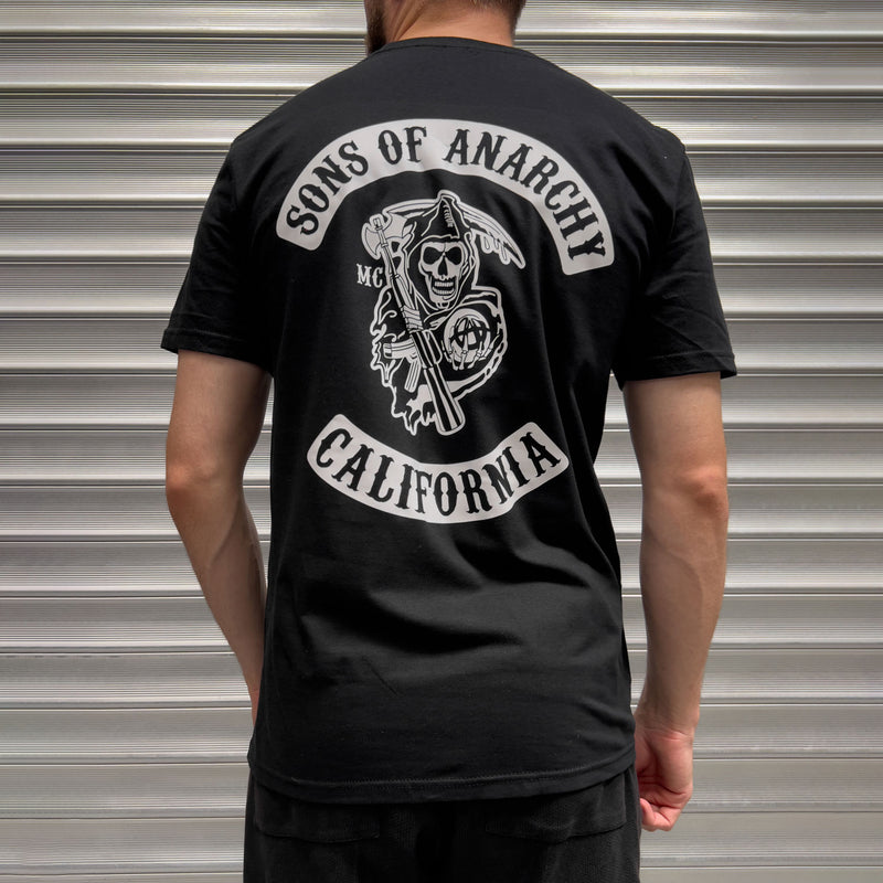 Sons Anarchy CUSTOM CHARTER Reaper Patch T Shirt