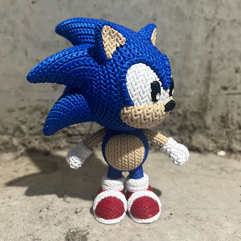 Sonic Knitted Style Mini Figure