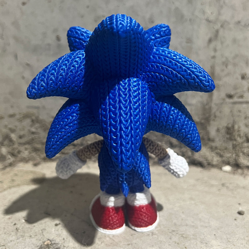 Sonic Knitted Style Mini Figure