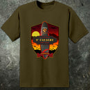 Uomo Apocalypse Now Vietnam Surf Squadra T Shirt Lt Col A Becco - Foto 3