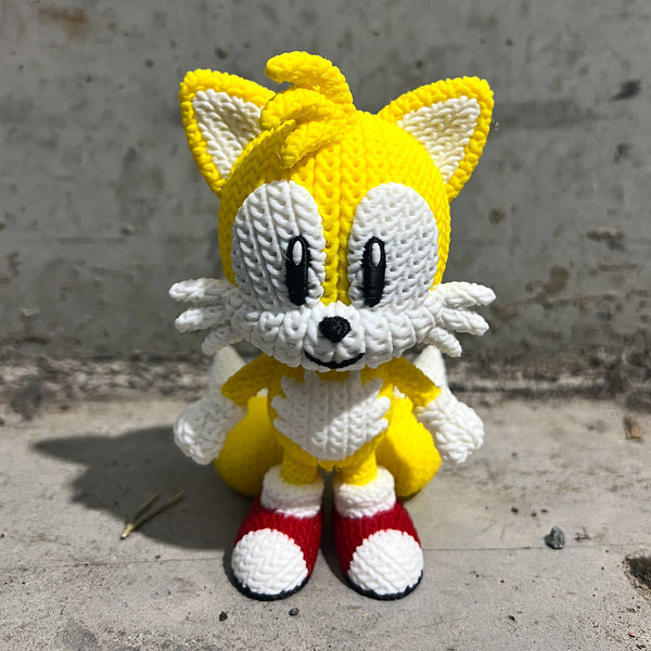 Tails Knitted Style Mini Figure