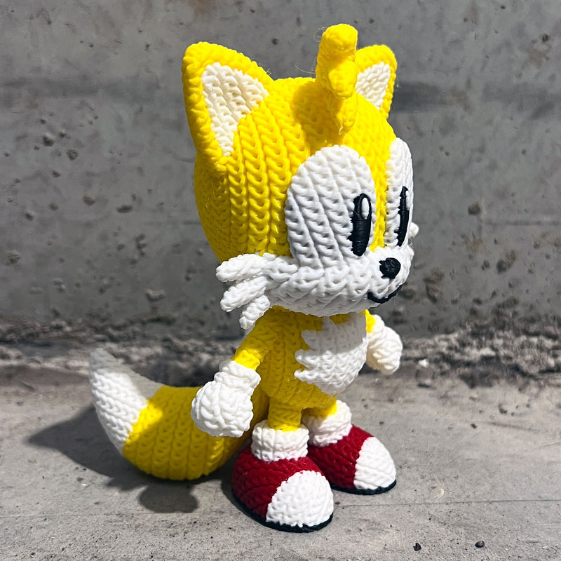 Tails Knitted Style Mini Figure
