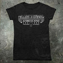 Zonen van anarchie geïnspireerde dames teller morrow t -shirt