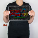 Het titty twister -bar metalen teken