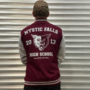 Vampire Diaries Mystic Falls High School Varsity Chaqueta