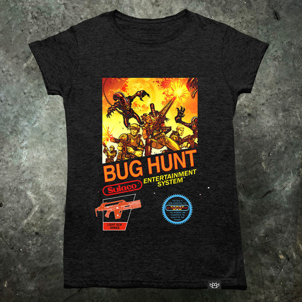 Aliens Bug Hunt Game Style Womens T Shirt