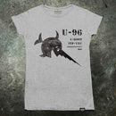 Das boot skrattar sågfisk kvinnors t -shirt